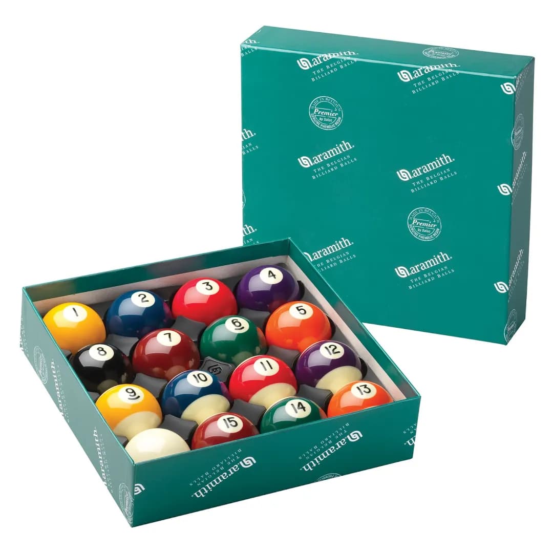 2 1/16” Aramith® Premier Pool Ball Set — commercial gaming tables supplied nationwide