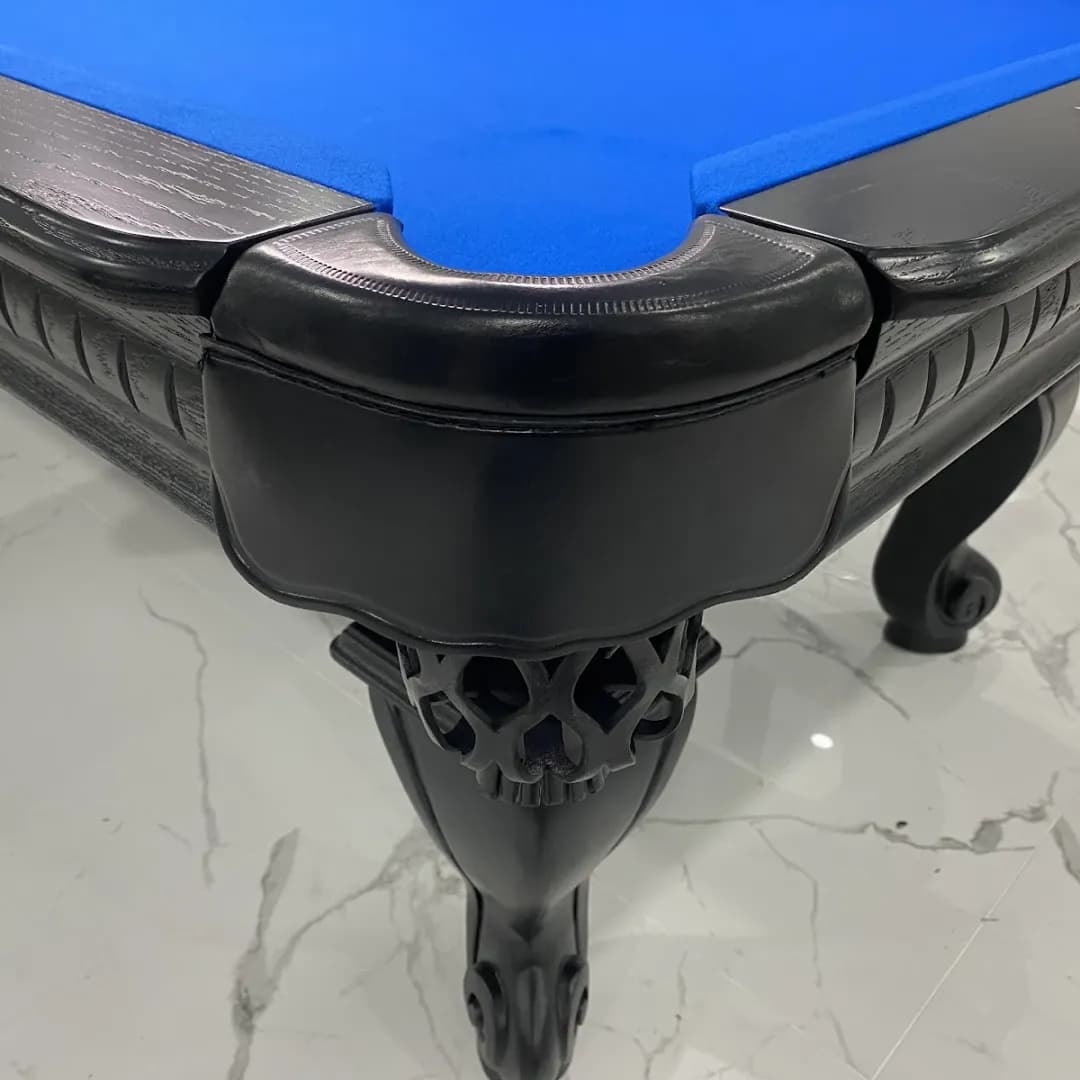 8’ Majestic Amboise Black Pool Table — commercial gaming tables supplied nationwide