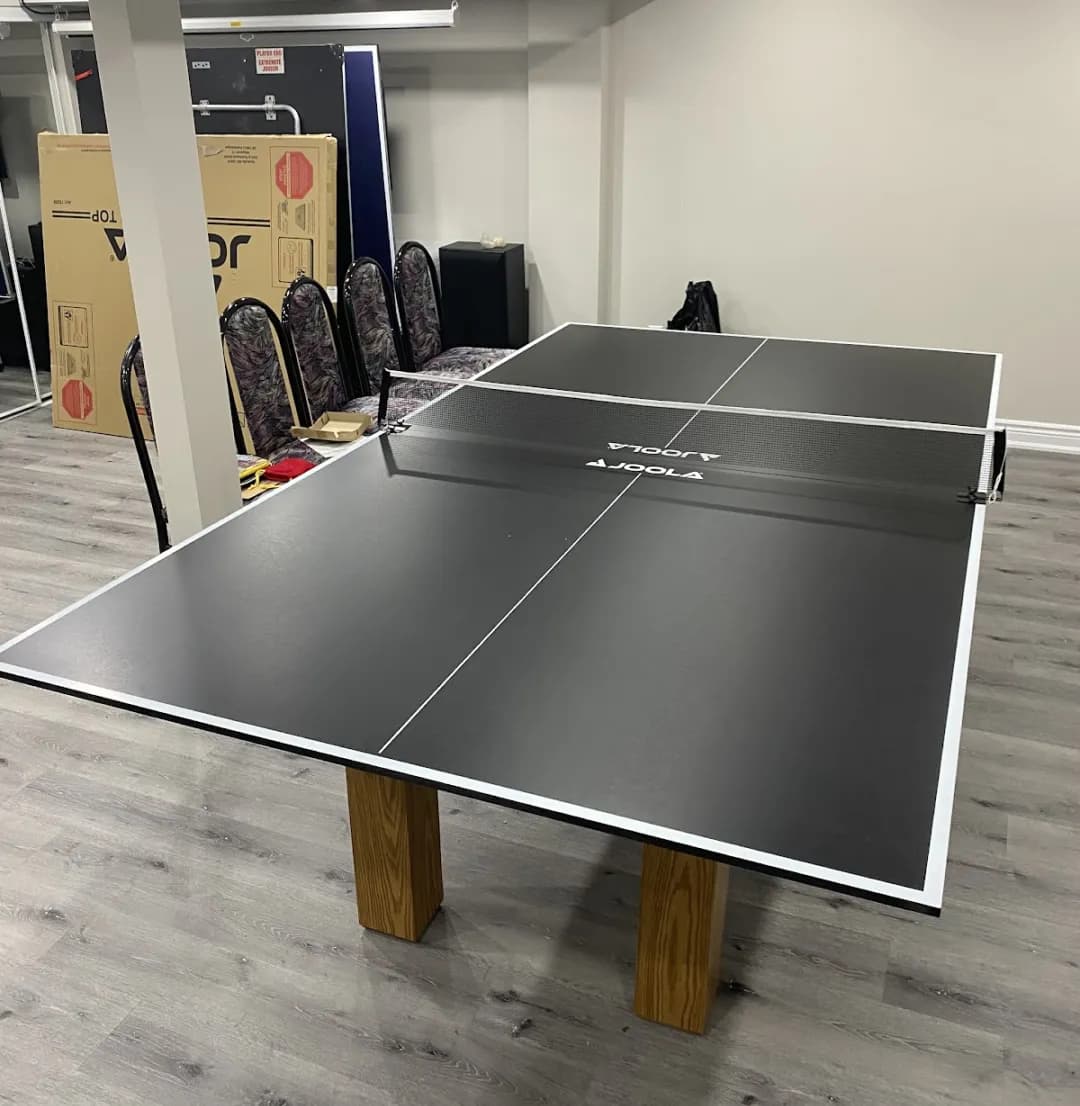 JOOLA Black Conversion Table Tennis Top — commercial gaming tables supplied nationwide