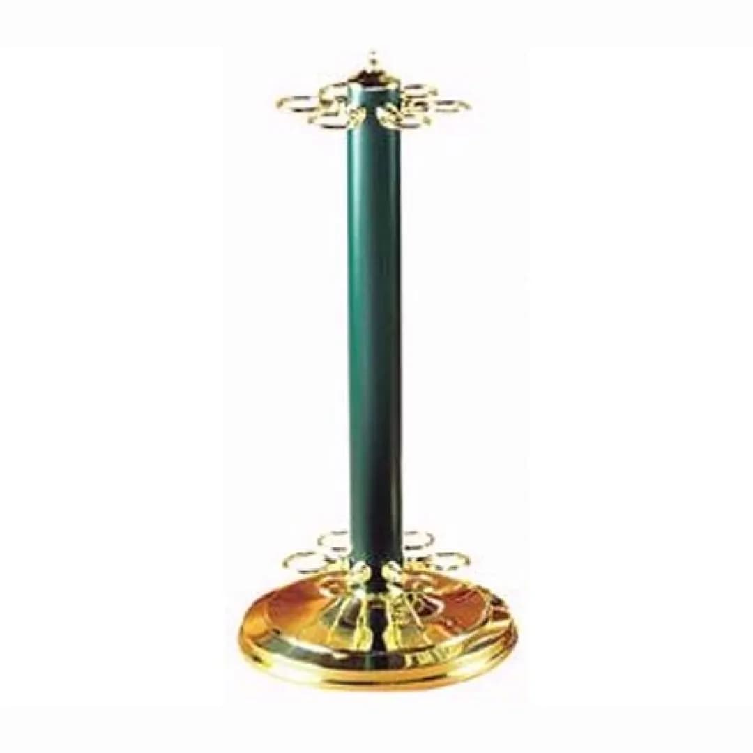 Metal Pool Cue Stand, Green — commercial gaming tables supplied nationwide