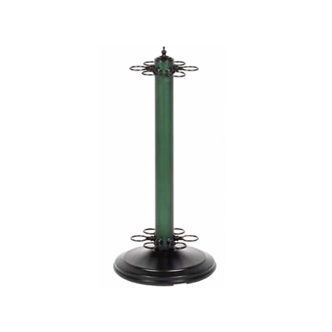 Metal Pool Cue Stand, Green — commercial gaming tables supplied nationwide