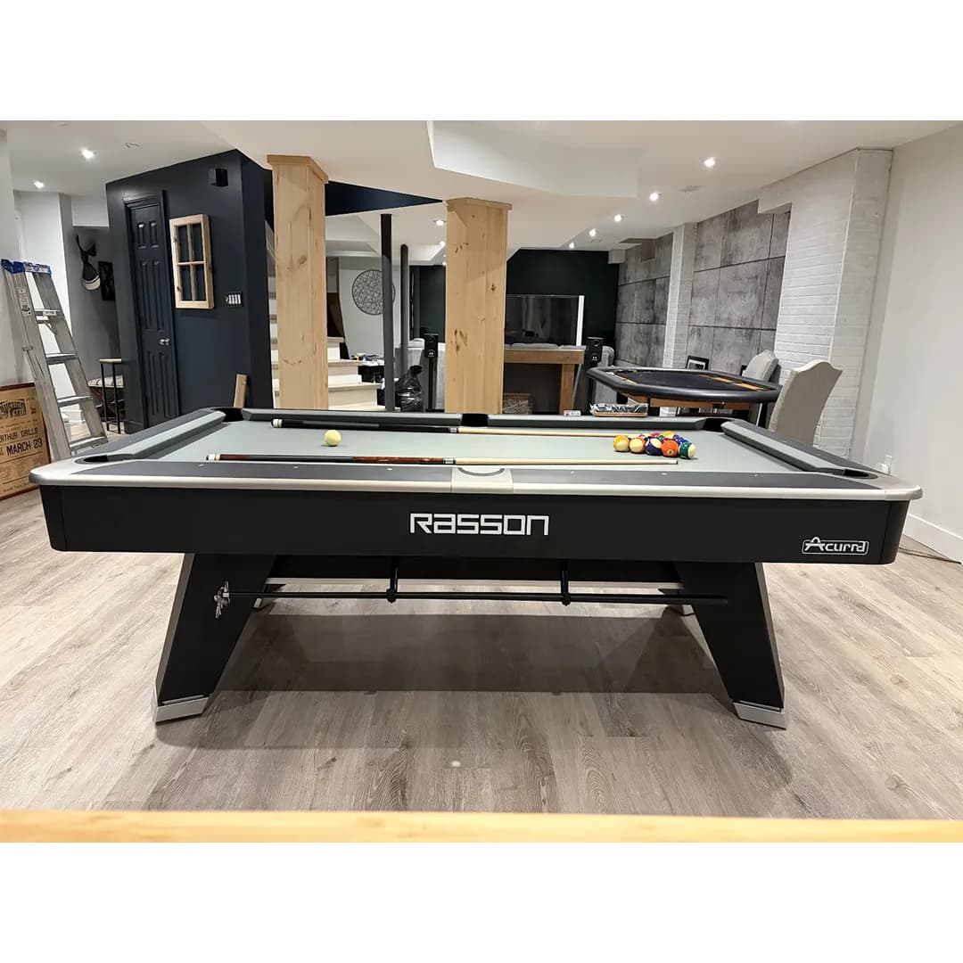 7-9' Rasson Acurra Professional Competition Pool Table — commercial gaming tables supplied nationwide