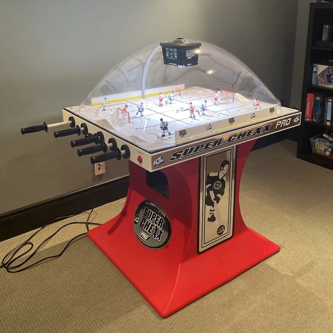 Super Chexx Commercial Grade Fibreglass Stick Air Hockey — commercial game-room equipment, US-wide supply and service