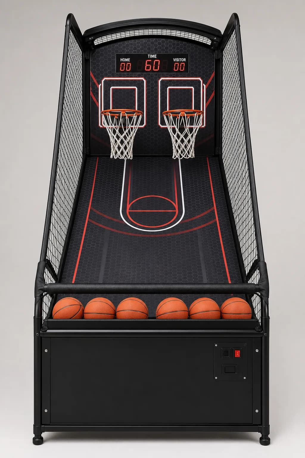 Commercial basketball arcade games for bars, venues and game rooms — supplied and serviced nationwide by Game Tables