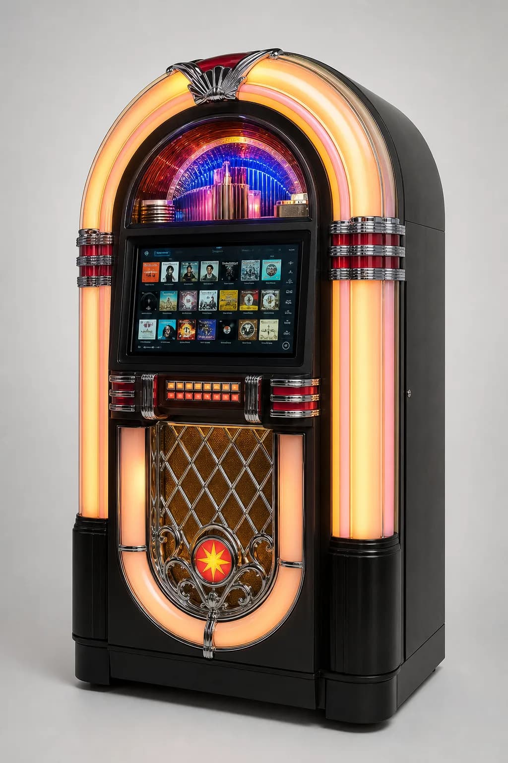 Commercial jukeboxes for bars, venues and game rooms — supplied and serviced nationwide by Game Tables