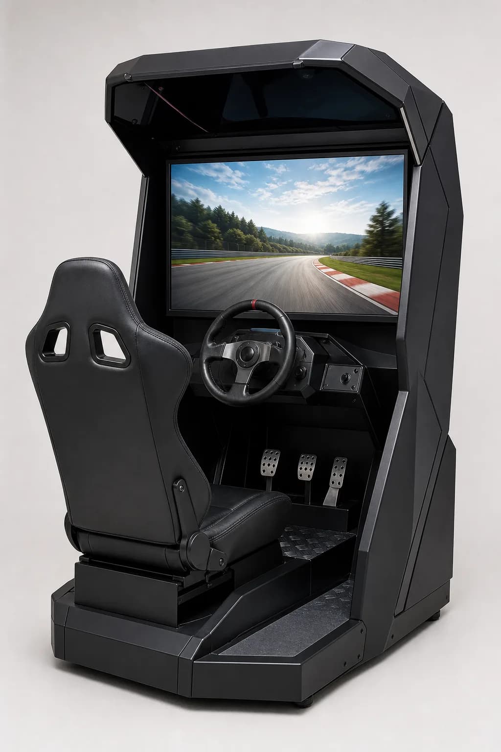 Commercial racing simulators for bars, venues and game rooms — supplied and serviced nationwide by Game Tables