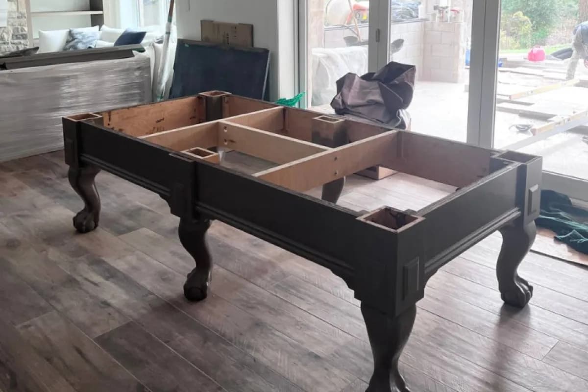 Pool Table Refinishing — commercial pool-table service performed by Game Tables technicians
