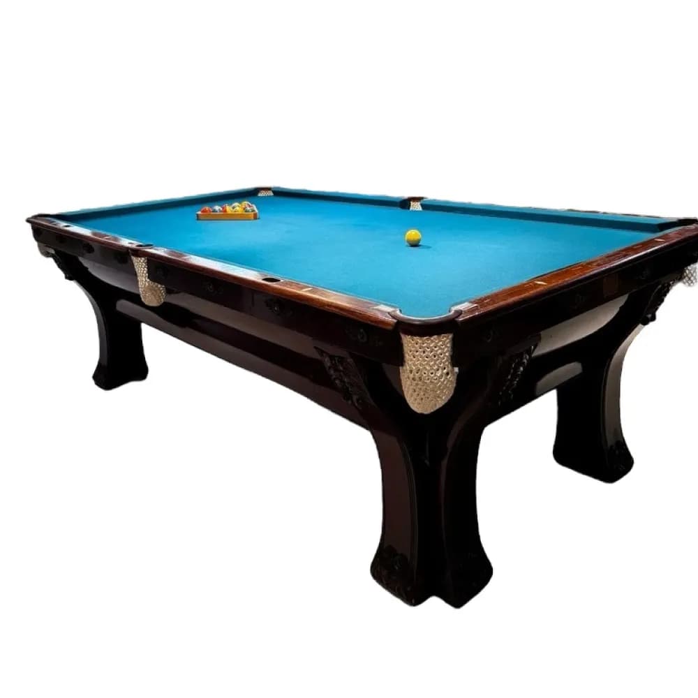 Antique 9’ 1895 Pfister Brunswick Balke Collender Co Billiard Pool Table — commercial gaming tables supplied nationwide
