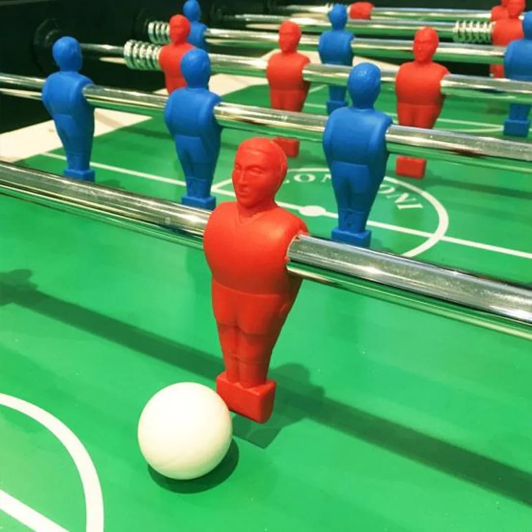 Longoni Strike Indoor Gitoni Foosball Table White — commercial gaming tables supplied nationwide